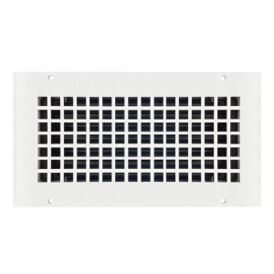 Steel Crest Gold Series 11 x 5 White Wall Register - Square Design